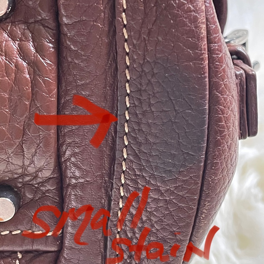 Gorgeous & Unique PRADA - Vitello Daino Buckle Tote Satchel w/authenticity cards - Picture 14 of 16
